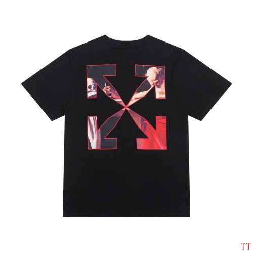 Off-White T-Shirts Short Sleeved For Men #839089 $29.00 USD, Wholesale Replica Off-White T-Shirts