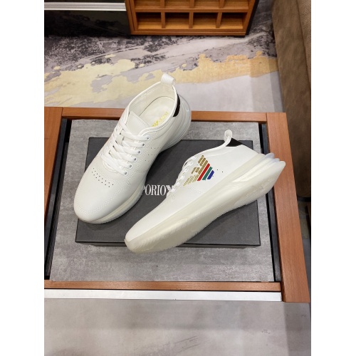 Replica Armani Casual Shoes For Men #839110 $80.00 USD for Wholesale