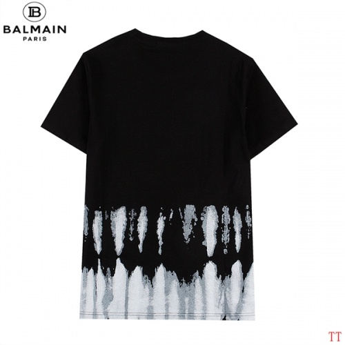 Replica Balmain T-Shirts Short Sleeved For Men #839306 $27.00 USD for Wholesale