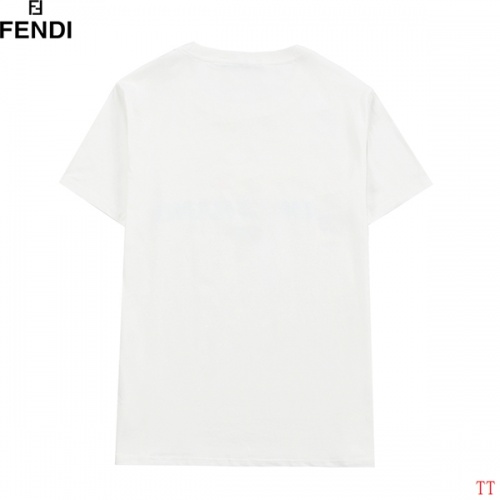Replica Fendi T-Shirts Short Sleeved For Men #839343 $27.00 USD for Wholesale