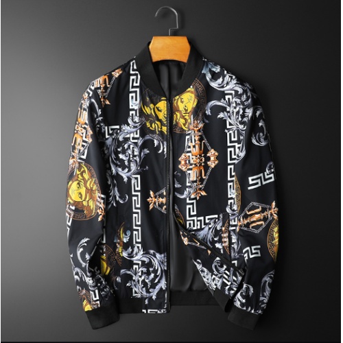Versace Jackets Long Sleeved For Men #839405 $64.00 USD, Wholesale Replica Versace Jackets