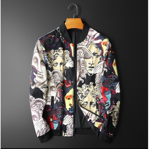Versace Jackets Long Sleeved For Men #839411 $64.00 USD, Wholesale Replica Versace Jackets