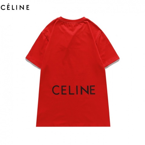 Replica Celine T-Shirts Short Sleeved For Men #839450 $27.00 USD for Wholesale
