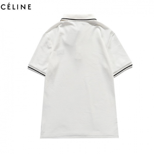 Replica Celine T-Shirts Short Sleeved For Men #839451 $34.00 USD for Wholesale