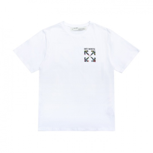 Replica Off-White T-Shirts Short Sleeved For Men #839544 $29.00 USD for Wholesale