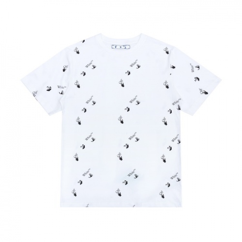 Off-White T-Shirts Short Sleeved For Men #839553 $27.00 USD, Wholesale Replica Off-White T-Shirts