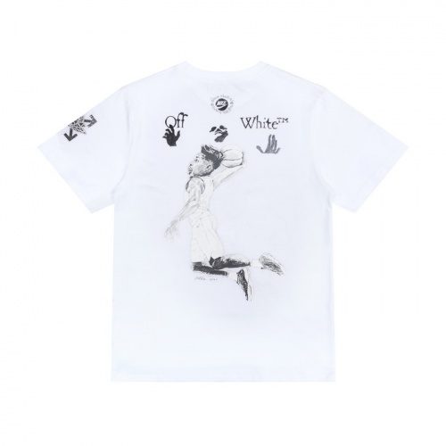 Replica Off-White T-Shirts Short Sleeved For Men #839558 $27.00 USD for Wholesale
