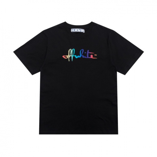 Off-White T-Shirts Short Sleeved For Men #839559 $27.00 USD, Wholesale Replica Off-White T-Shirts