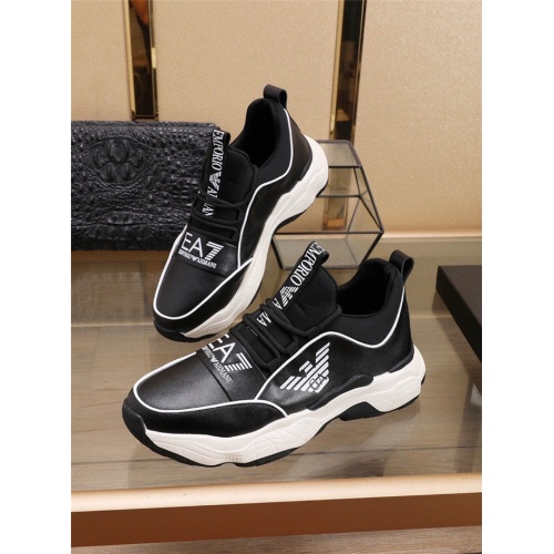 Armani Casual Shoes For Men #839566 $82.00 USD, Wholesale Replica Armani Casual Shoes