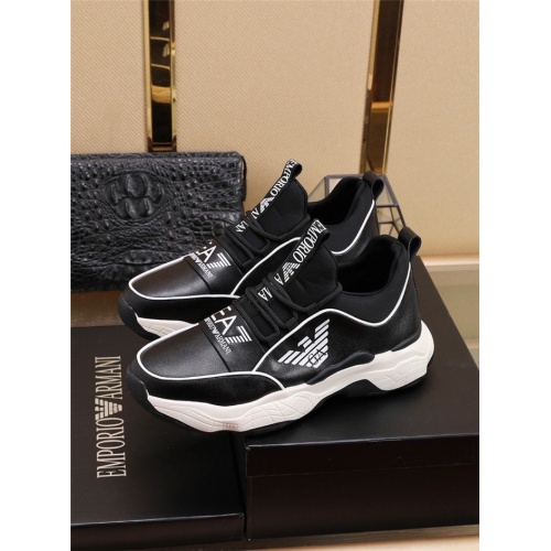 Replica Armani Casual Shoes For Men #839566 $82.00 USD for Wholesale