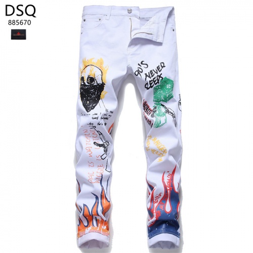 Dsquared Jeans For Men #839630 $50.00 USD, Wholesale Replica Dsquared Jeans