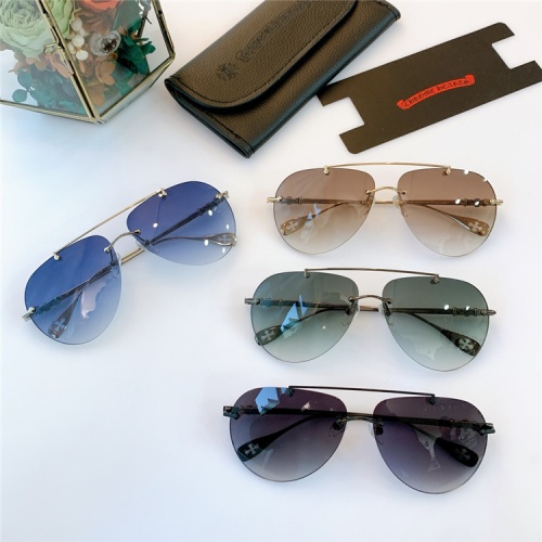 Replica Chrome Hearts AAA Quality Sunglasses #839641 $56.00 USD for Wholesale