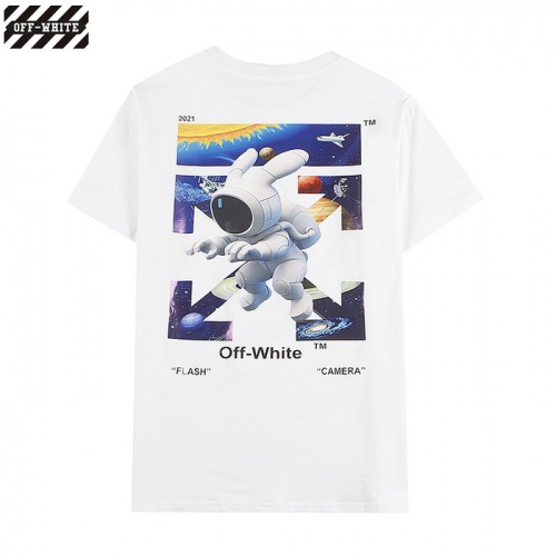 Off-White T-Shirts Short Sleeved For Men #839863 $27.00 USD, Wholesale Replica Off-White T-Shirts