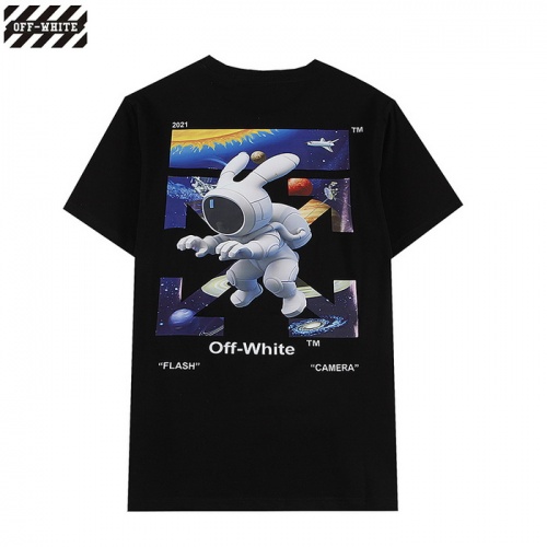 Off-White T-Shirts Short Sleeved For Men #839864 $27.00 USD, Wholesale Replica Off-White T-Shirts