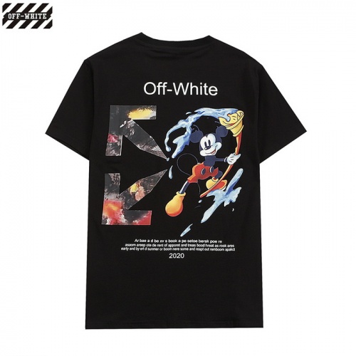 Off-White T-Shirts Short Sleeved For Men #839865 $29.00 USD, Wholesale Replica Off-White T-Shirts