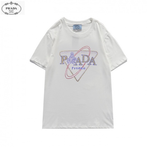 Prada T-Shirts Short Sleeved For Men #839872 $27.00 USD, Wholesale Replica Prada T-Shirts