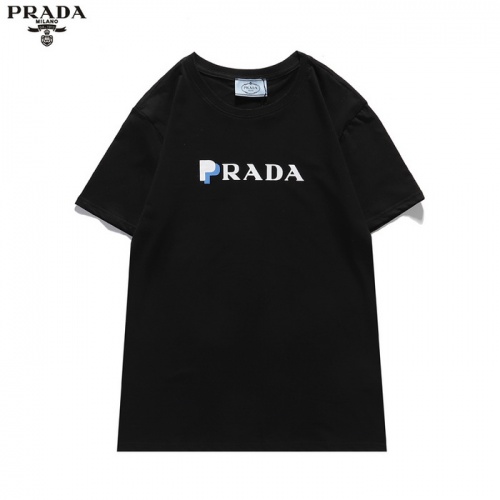 Prada T-Shirts Short Sleeved For Men #839873 $24.00 USD, Wholesale Replica Prada T-Shirts