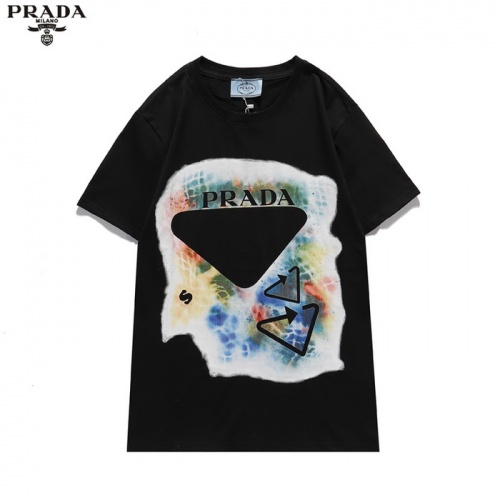 Prada T-Shirts Short Sleeved For Men #839875 $29.00 USD, Wholesale Replica Prada T-Shirts