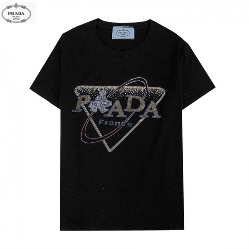 Prada T-Shirts Short Sleeved For Men #839881 $27.00 USD, Wholesale Replica Prada T-Shirts