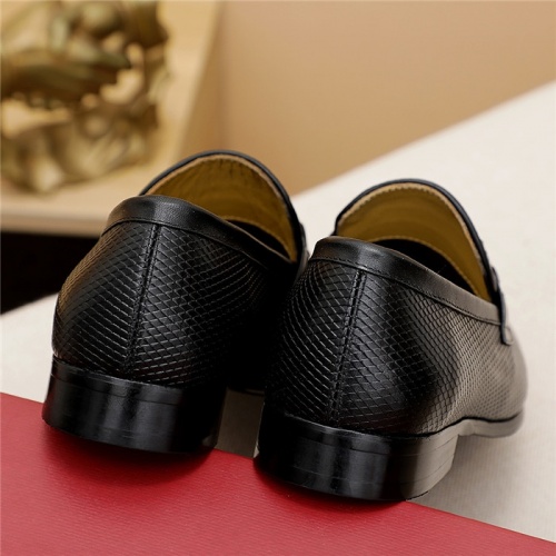 Replica Salvatore Ferragamo Leather Shoes For Men #839916 $80.00 USD for Wholesale