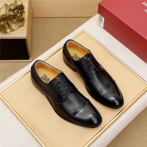 Salvatore Ferragamo Leather Shoes For Men #839918 $80.00 USD, Wholesale Replica Salvatore Ferragamo Leather Shoes