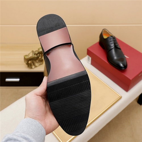 Replica Salvatore Ferragamo Leather Shoes For Men #839918 $80.00 USD for Wholesale