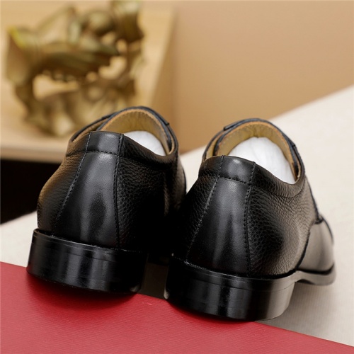 Replica Salvatore Ferragamo Leather Shoes For Men #839918 $80.00 USD for Wholesale