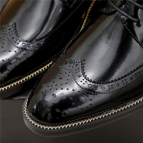Replica Prada Leather Shoes For Men #839935 $82.00 USD for Wholesale