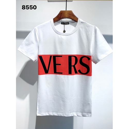 Versace T-Shirts Short Sleeved For Men #839955 $26.00 USD, Wholesale Replica Versace T-Shirts
