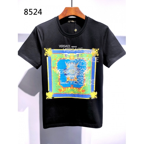 Versace T-Shirts Short Sleeved For Men #839980 $26.00 USD, Wholesale Replica Versace T-Shirts