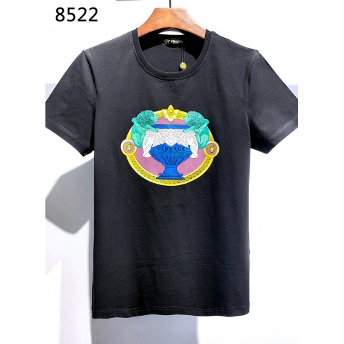Versace T-Shirts Short Sleeved For Men #840008 $26.00 USD, Wholesale Replica Versace T-Shirts