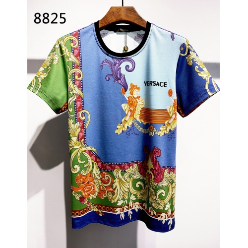 Versace T-Shirts Short Sleeved For Men #840015 $30.00 USD, Wholesale Replica Versace T-Shirts