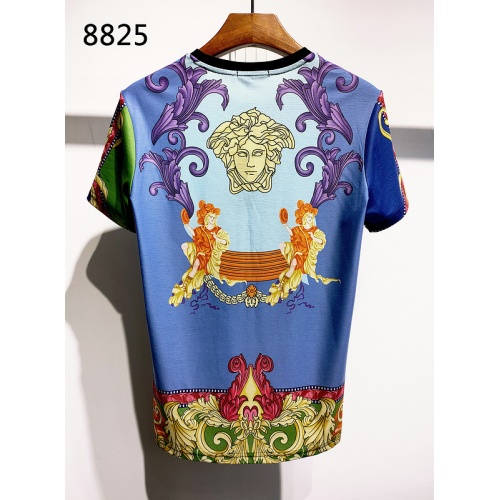 Replica Versace T-Shirts Short Sleeved For Men #840015 $30.00 USD for Wholesale