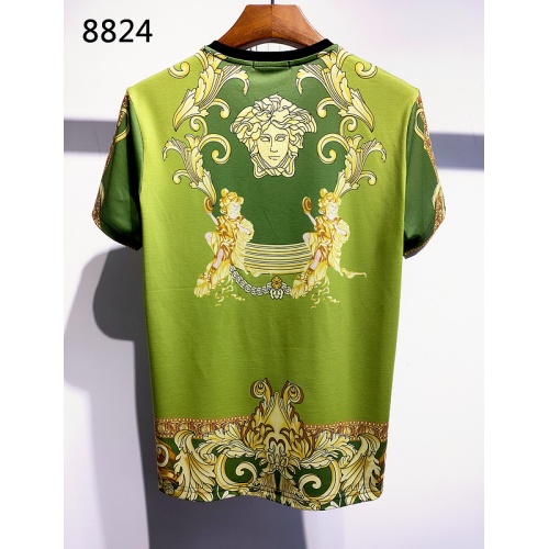Replica Versace T-Shirts Short Sleeved For Men #840016 $30.00 USD for Wholesale