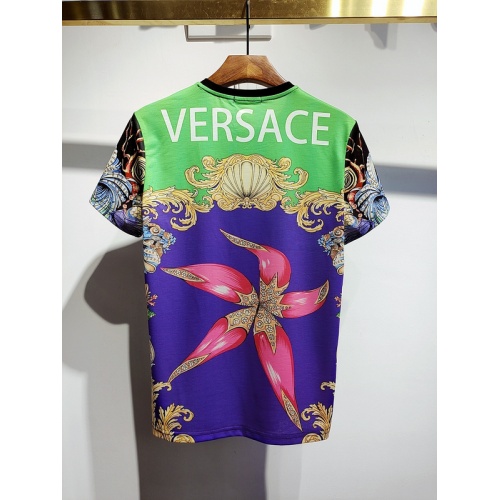 Replica Versace T-Shirts Short Sleeved For Men #840022 $30.00 USD for Wholesale