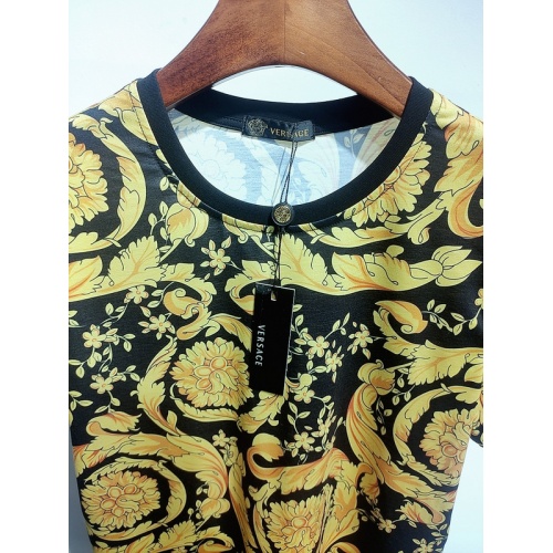 Replica Versace T-Shirts Short Sleeved For Men #840024 $30.00 USD for Wholesale
