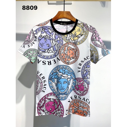 Versace T-Shirts Short Sleeved For Men #840025 $30.00 USD, Wholesale Replica Versace T-Shirts