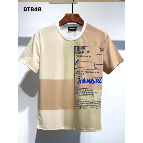 Dsquared T-Shirts Short Sleeved For Men #840048 $28.00 USD, Wholesale Replica Dsquared T-Shirts