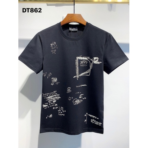 Dsquared T-Shirts Short Sleeved For Men #840052 $28.00 USD, Wholesale Replica Dsquared T-Shirts