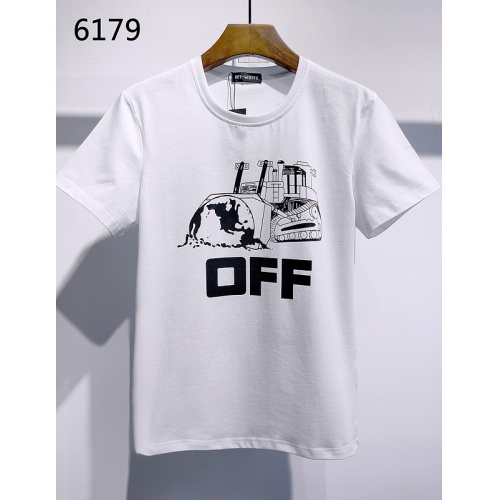 Off-White T-Shirts Short Sleeved For Men #840111 $28.00 USD, Wholesale Replica Off-White T-Shirts