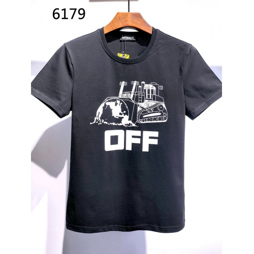 Off-White T-Shirts Short Sleeved For Men #840112 $28.00 USD, Wholesale Replica Off-White T-Shirts