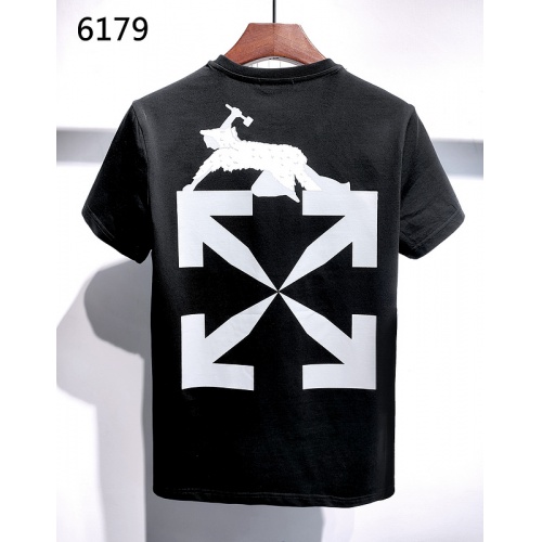 Replica Off-White T-Shirts Short Sleeved For Men #840112 $28.00 USD for Wholesale