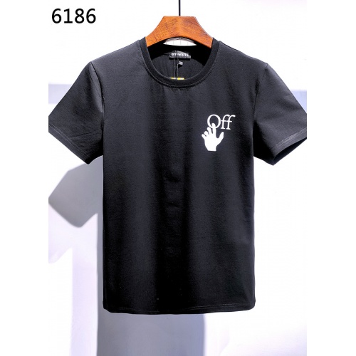 Off-White T-Shirts Short Sleeved For Men #840117 $28.00 USD, Wholesale Replica Off-White T-Shirts