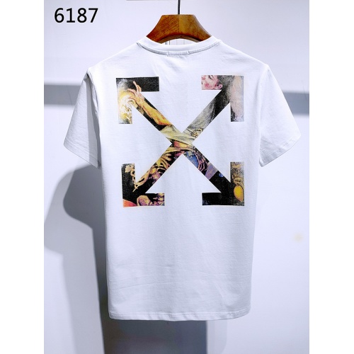 Replica Off-White T-Shirts Short Sleeved For Men #840118 $28.00 USD for Wholesale