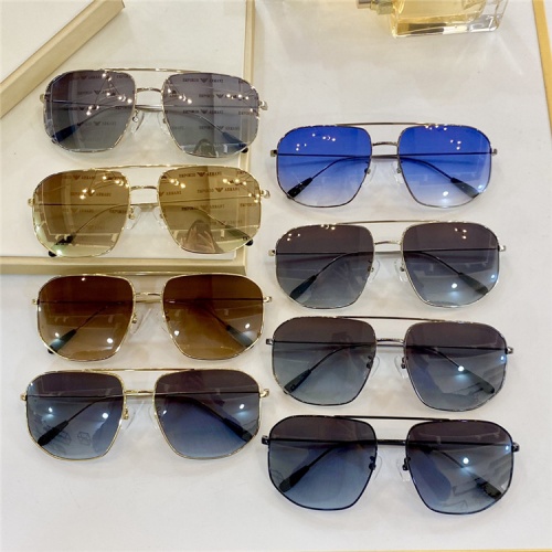 Replica Armani AAA Quality Sunglasses For Men #840151 $54.00 USD for Wholesale