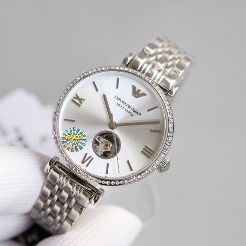 Replica Armani AAA Quality Watches For Women #840235 $235.00 USD for Wholesale