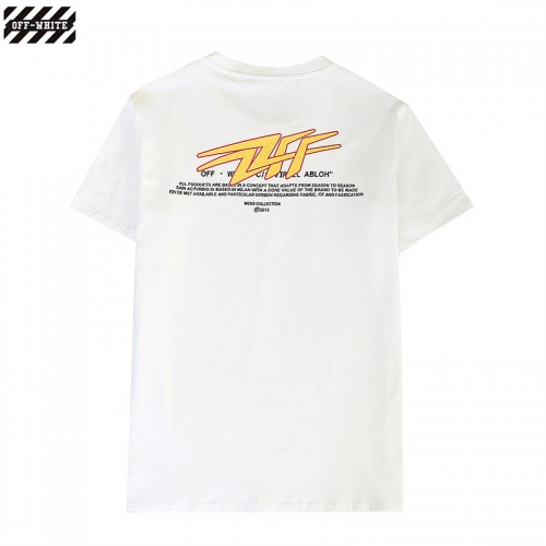 Off-White T-Shirts Short Sleeved For Men #840243 $27.00 USD, Wholesale Replica Off-White T-Shirts