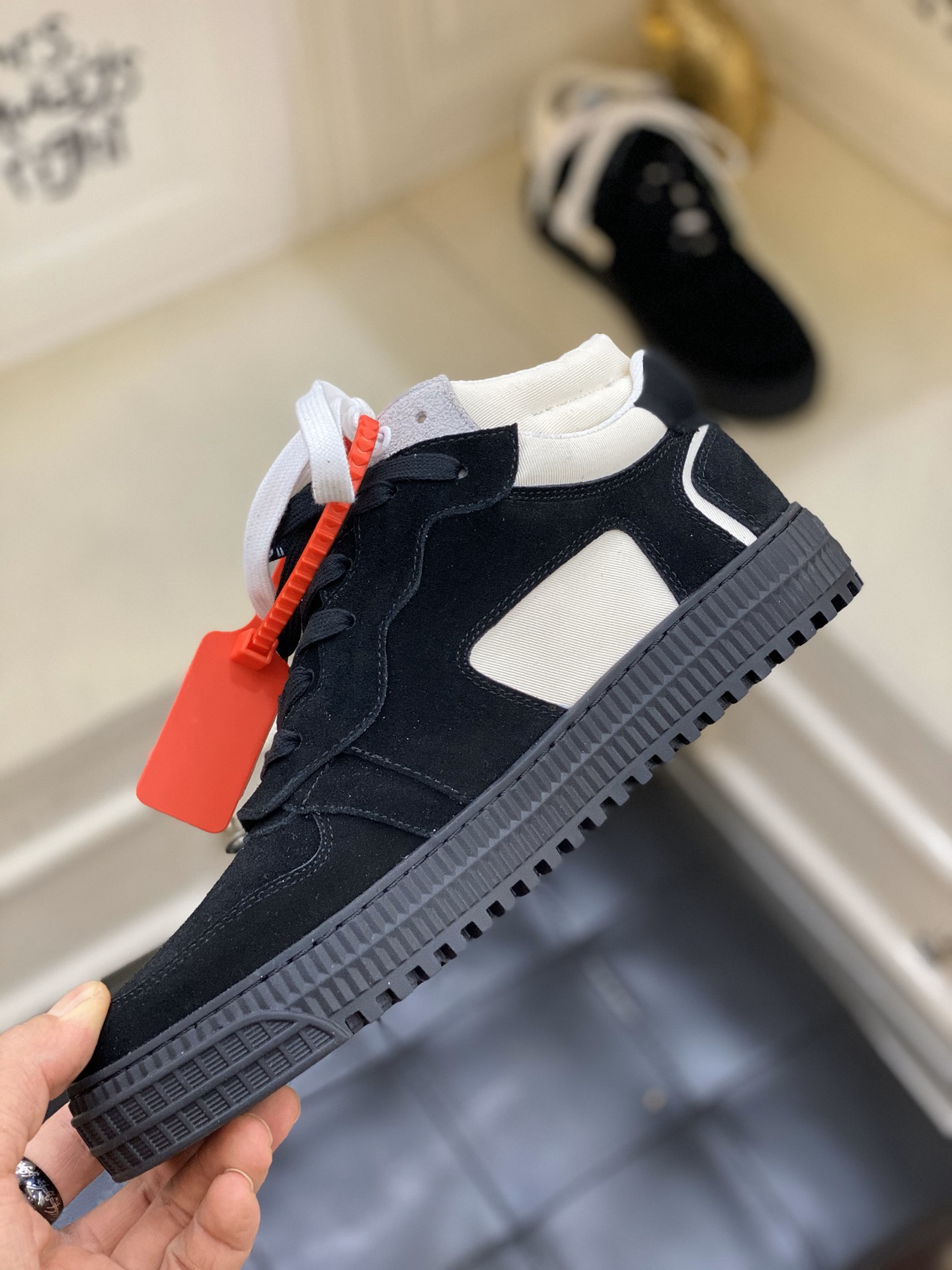 Off-White High Tops Shoes For Men #837114 $98.00 USD, Wholesale Replica ...