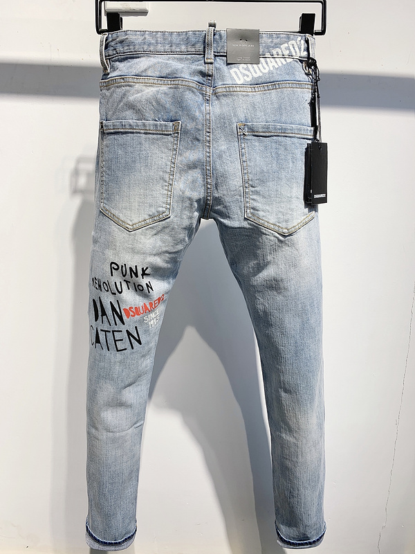 dsquared jeans with writing