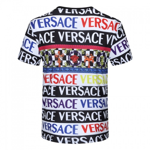 Replica Versace T-Shirts Short Sleeved For Men #840742 $23.00 USD for Wholesale